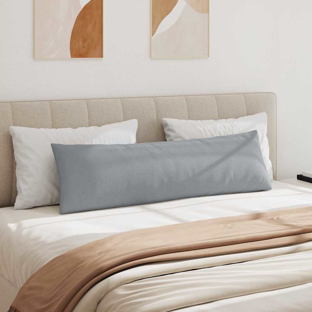 vidaXL Μαξιλάρι Καναπέ 2 pcs Ανοιχτό γκρι 145 x 40 εκ. ύφασμα