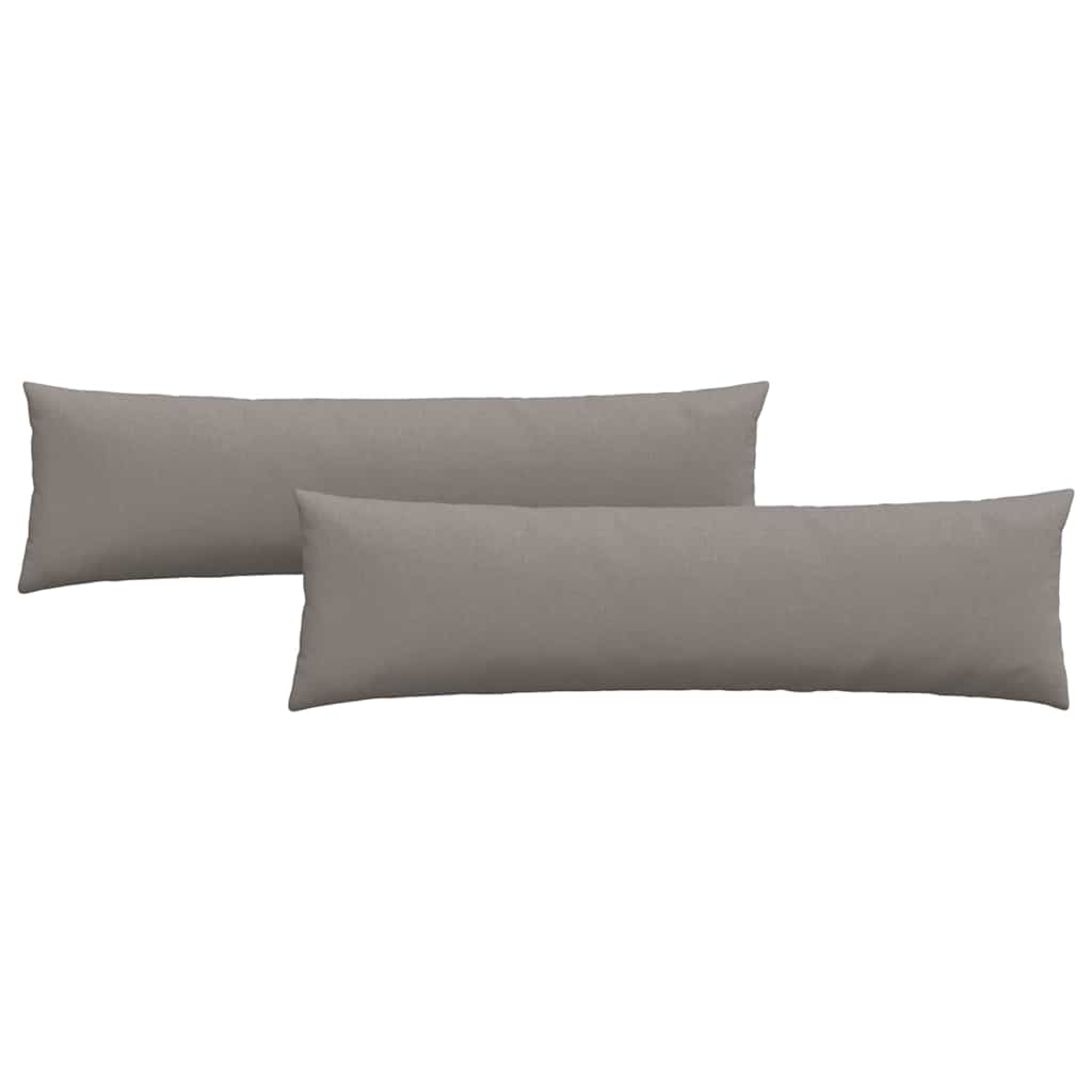vidaXL Μαξιλάρι Καναπέ 2 pcs Taupe 145 x 40 εκ. ύφασμα