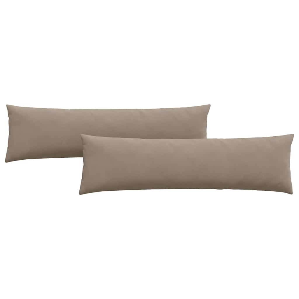 vidaXL Μαξιλάρι Καναπέ 2 pcs Taupe 145 x 40 εκ. ύφασμα