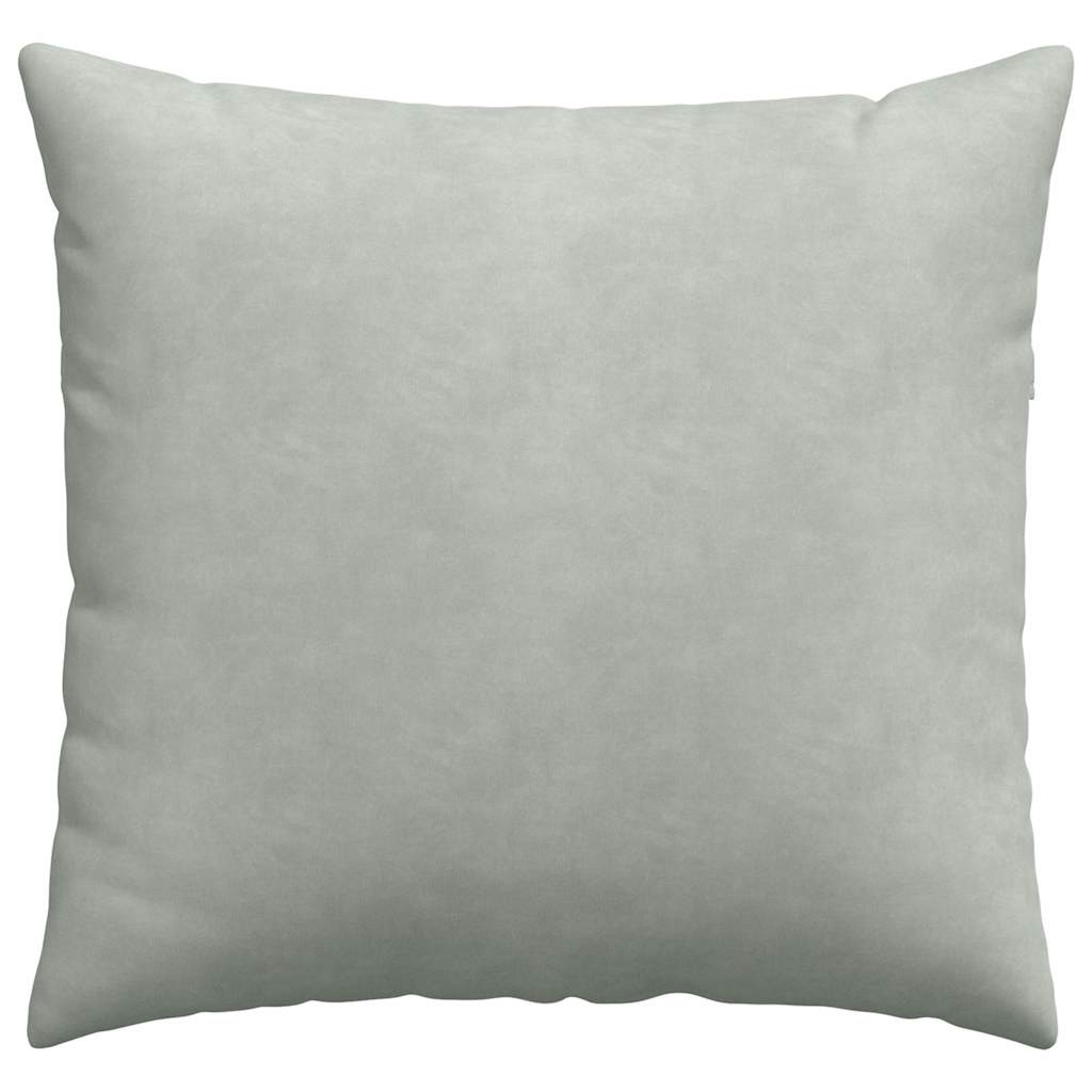 vidaXL Μαξιλάρι Καναπέ 2 pcs Ανοιχτό γκρι 45 x 45 cm