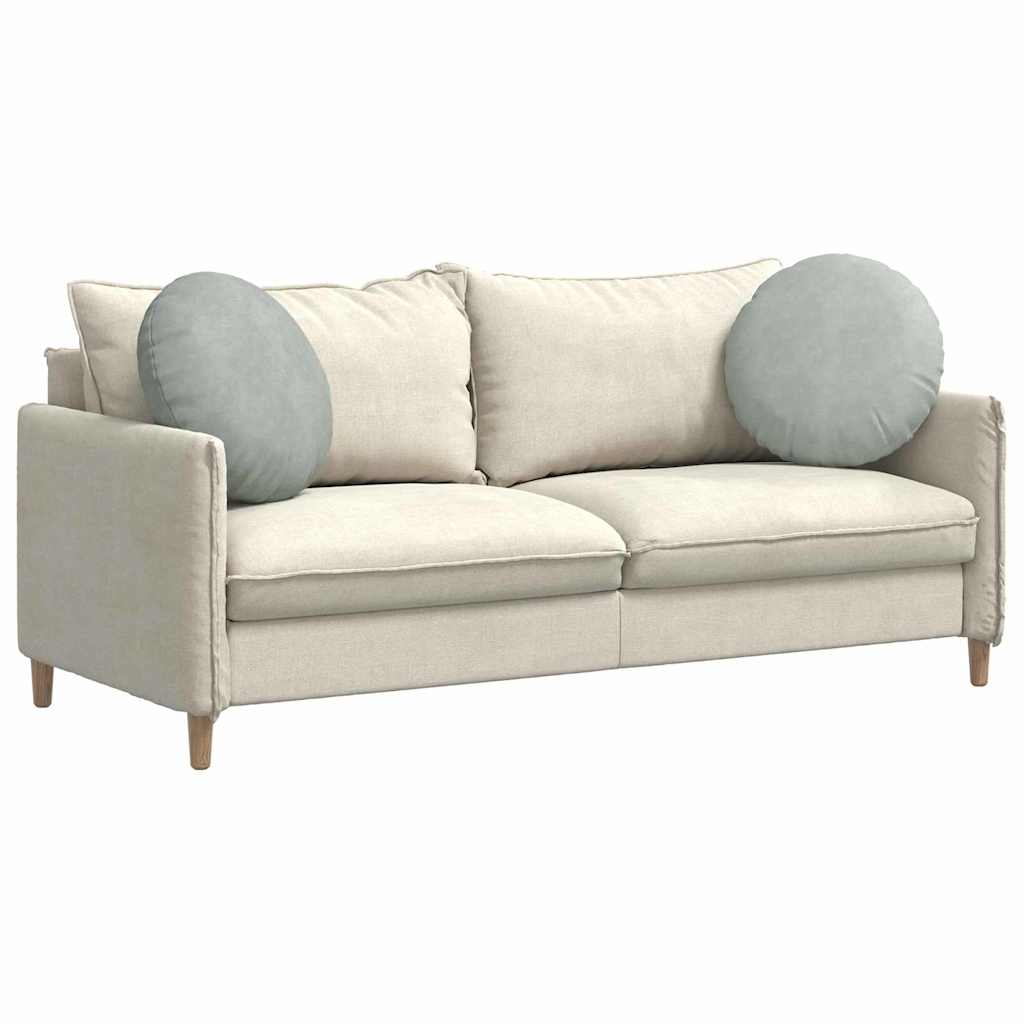 vidaXL Μαξιλάρια καθισμάτων 2 pcs Ανοιχτό γκρι Ø 40 x 13 εκ. Βελούδο