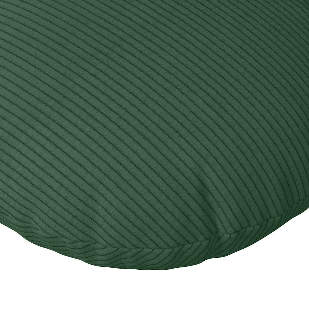 vidaXL Μαξιλάρια καθισμάτων 2 pcs Σκούρο Πράσινο Ø 60 cm