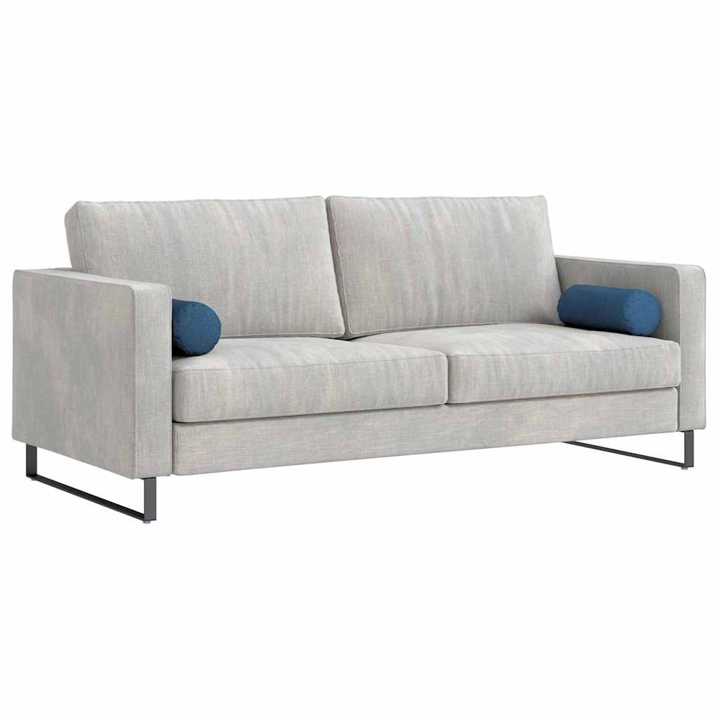 vidaXL Μαξιλάρια Στήριγμα 2 pcs Μπλε Ø 15 x 40 εκ ύφασμα