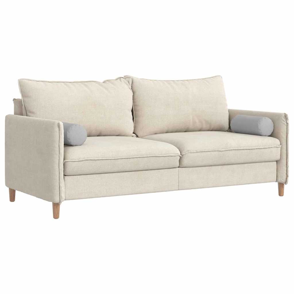 vidaXL Μαξιλάρια Στήριγμα 2 pcs Σκίουρος Γκρί Ø 15 x 40 εκ ύφασμα