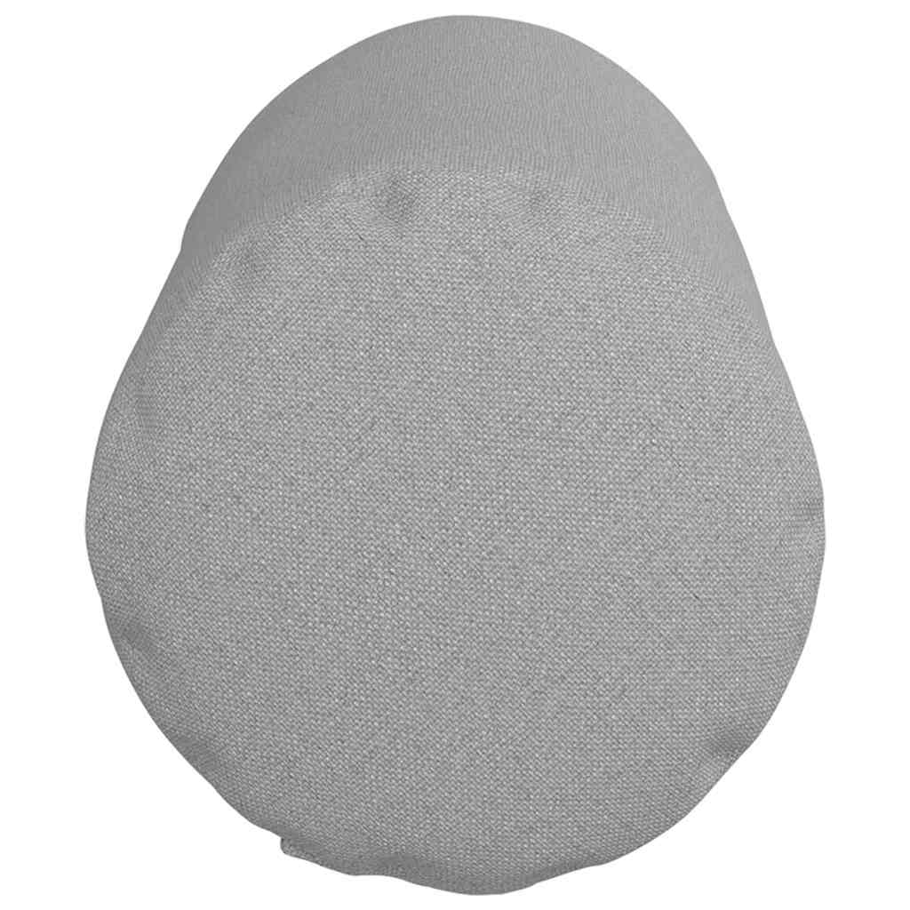 vidaXL Μαξιλάρια Στήριγμα 2 pcs Σκίουρος Γκρί Ø 15 x 40 εκ ύφασμα
