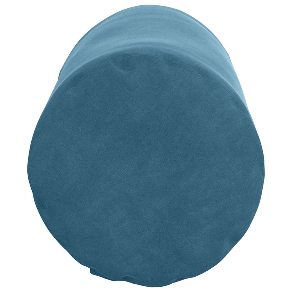 vidaXL Μαξιλάρια Στήριγμα 2 pcs Μπλε Ø 15 x 40 εκ Υφασμάτινο Κορντουρά