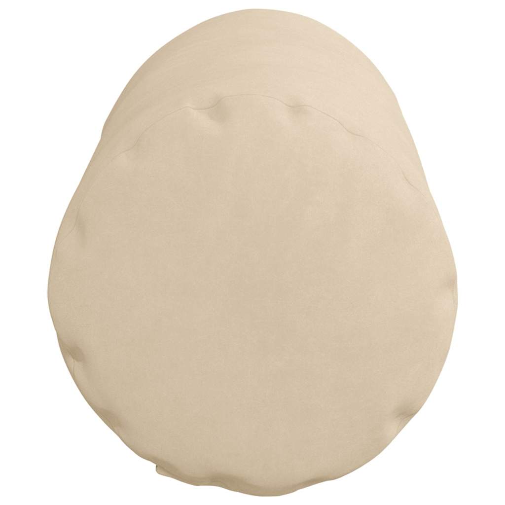 vidaXL Μαξιλάρια Στήριγμα 2 pcs Κρεμ Ø 15 x 40 εκ Ύφασμα Μικροΐνας