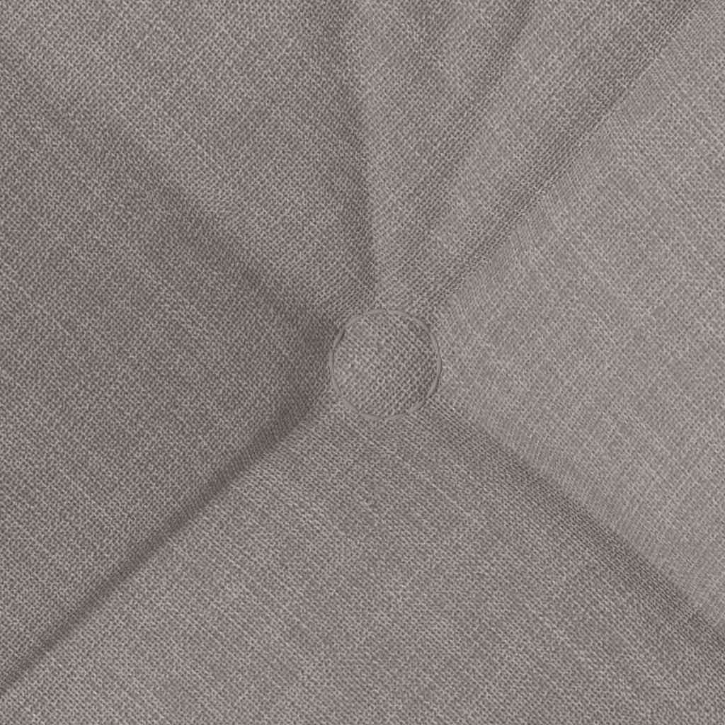 vidaXL Μαξιλάρια καθισμάτων 4 pcs Taupe 40 x 40 x 12 εκ. ύφασμα