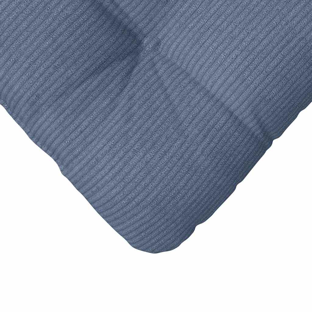 vidaXL Μαξιλάρια καθισμάτων 4 pcs Μπλε 40 x 40 cm Υφασμάτινο Κορντουρά