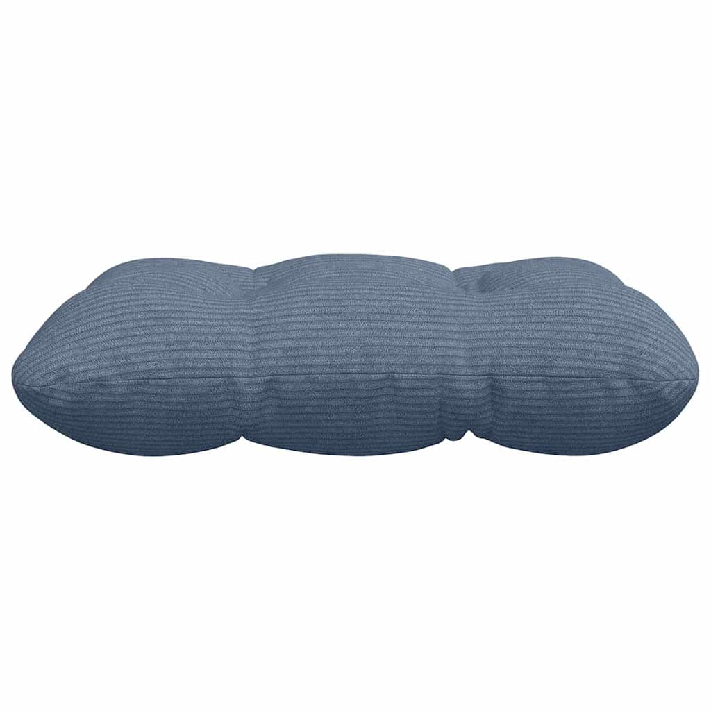 vidaXL Μαξιλάρια καθισμάτων 4 pcs Μπλε 40 x 40 cm Υφασμάτινο Κορντουρά