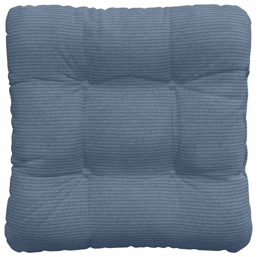 vidaXL Μαξιλάρια καθισμάτων 4 pcs Μπλε 40 x 40 cm Υφασμάτινο Κορντουρά