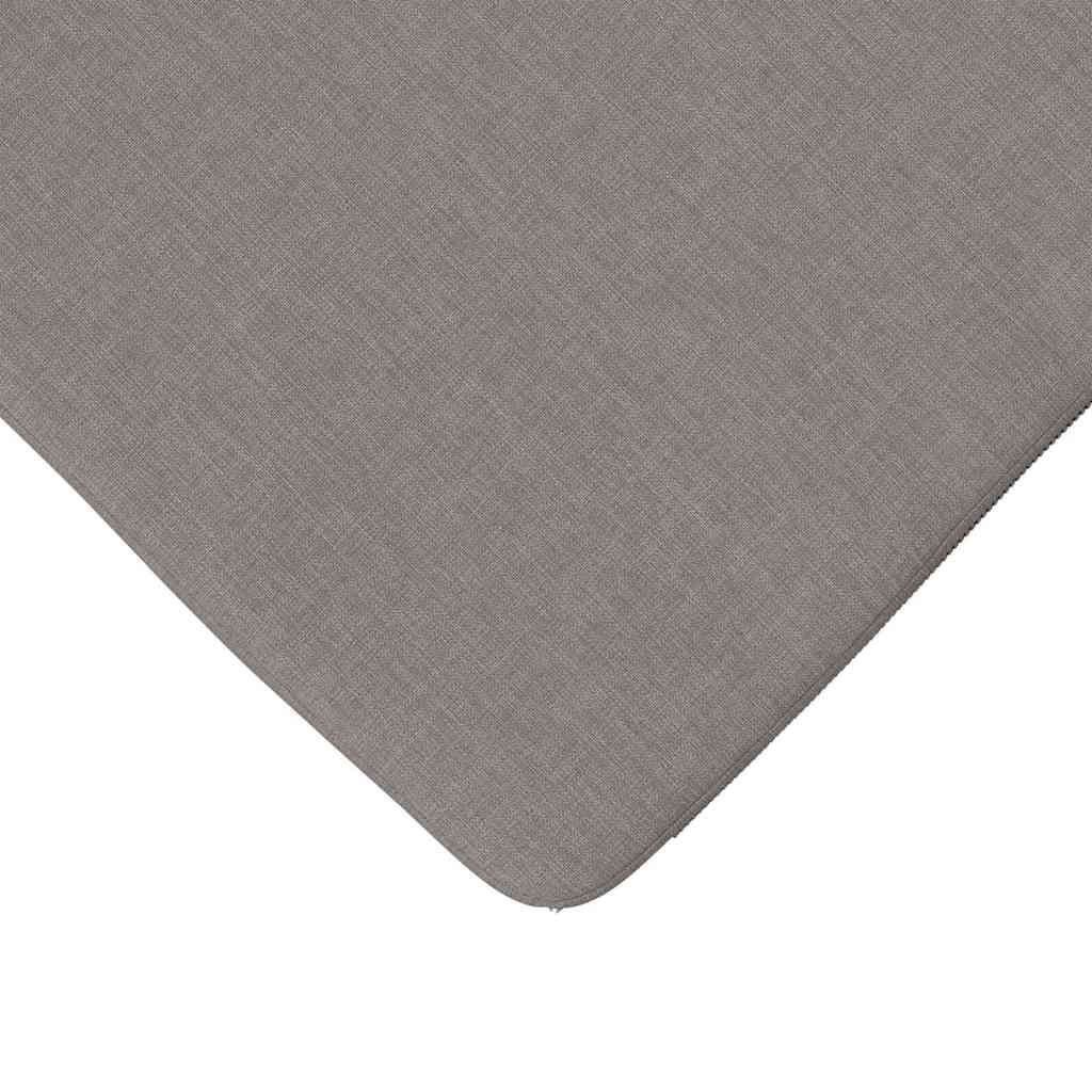 vidaXL Μαξιλάρια καθισμάτων 4 pcs Taupe 40 x 40 x 3 cm ύφασμα