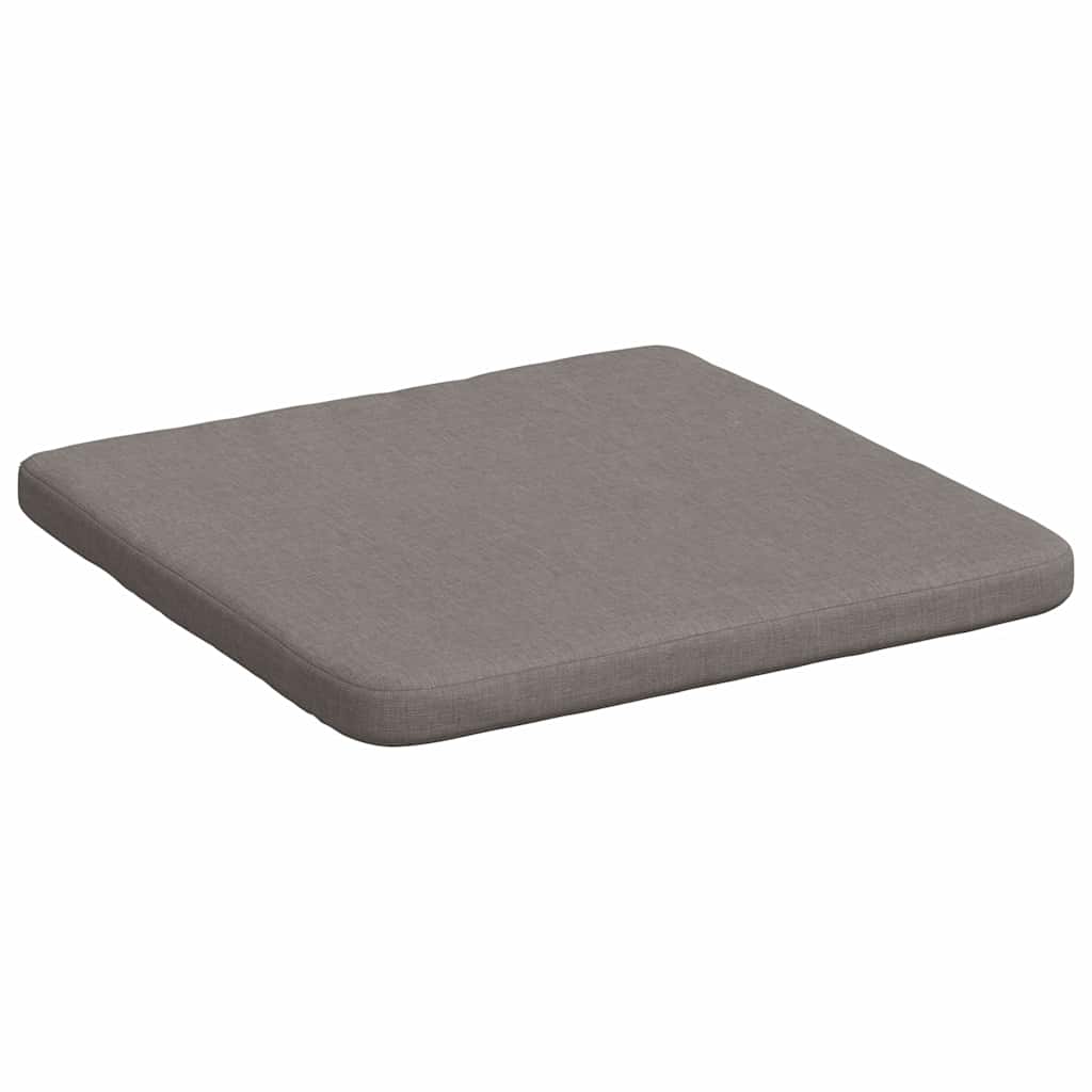 vidaXL Μαξιλάρια καθισμάτων 4 pcs Taupe 40 x 40 x 3 cm ύφασμα