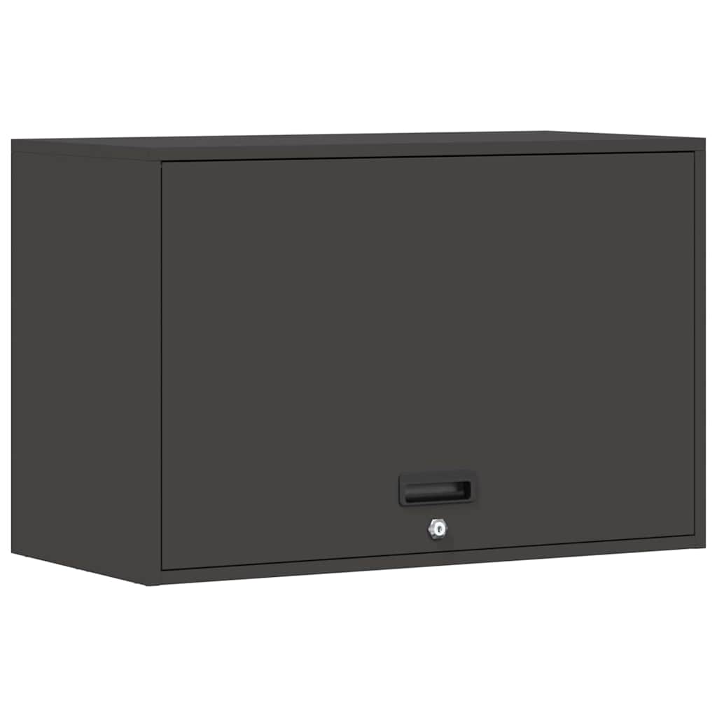 vidaXL Ντουλάπι τοίχου για γκαράζ Μαύρο 80 x 40 x 53 εκ