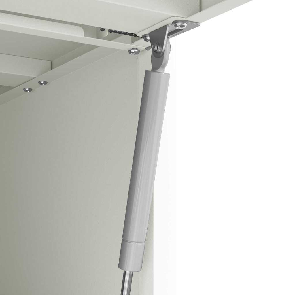 vidaXL Ντουλάπι τοίχου για γκαράζ Λευκό 80 x 40 x 53 εκ