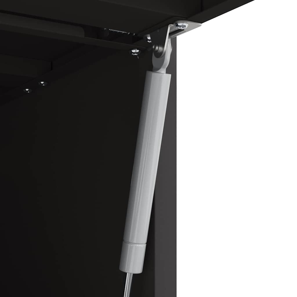 vidaXL Ντουλάπι τοίχου για γκαράζ Μαύρο 60 x 40 x 53 εκ