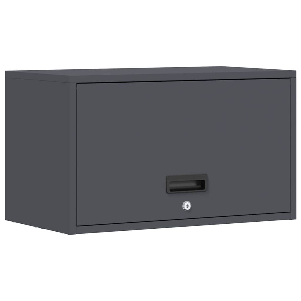 vidaXL Ντουλάπι τοίχου για γκαράζ Ανθρακί 60 x 33 x 35 εκ