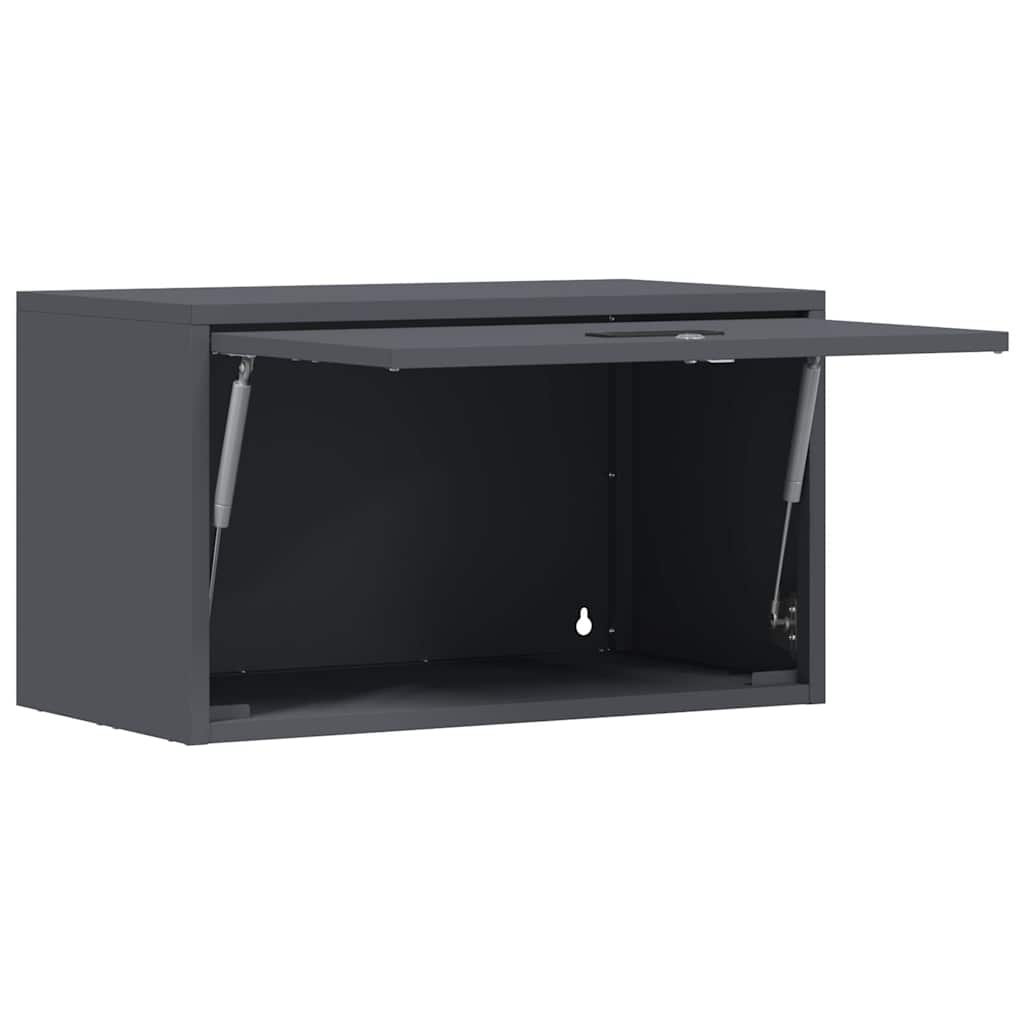 vidaXL Ντουλάπι τοίχου για γκαράζ Ανθρακί 60 x 33 x 35 εκ