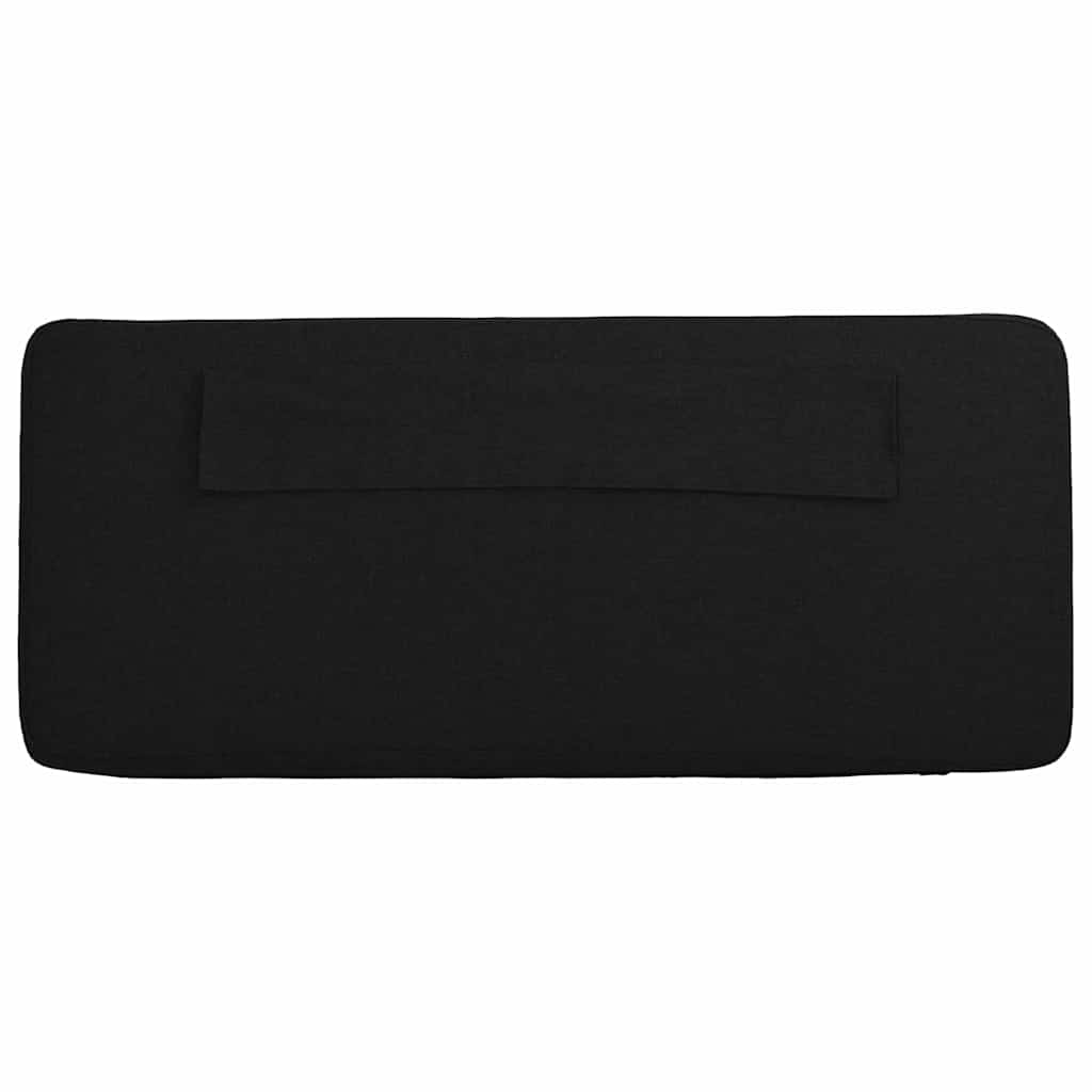 vidaXL Ταπετσαρισμένο κεφαλάρι με κεφαλάρι Καφέ και Μαύρο 160 cm