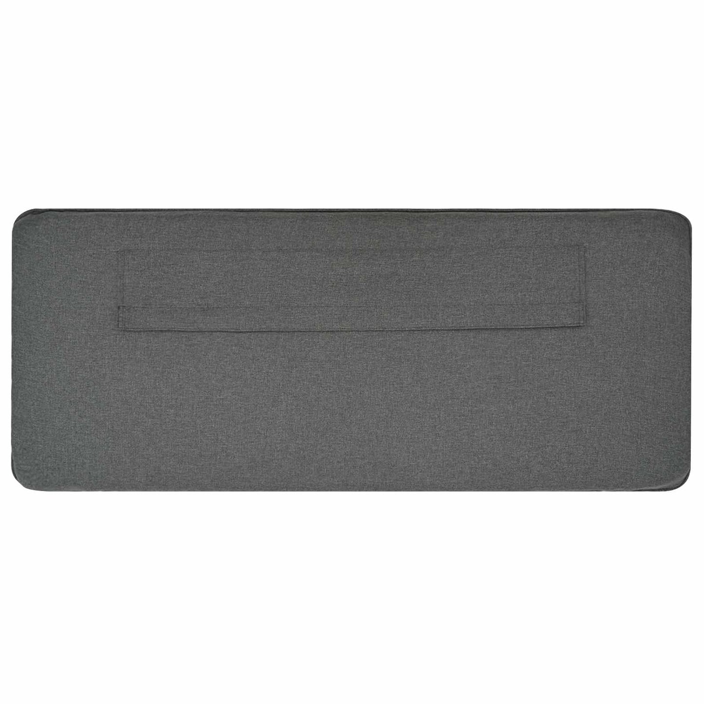 vidaXL Ταπετσαρισμένο κεφαλάρι Καφέ και Ανοιχτό Γκρι 200 cm