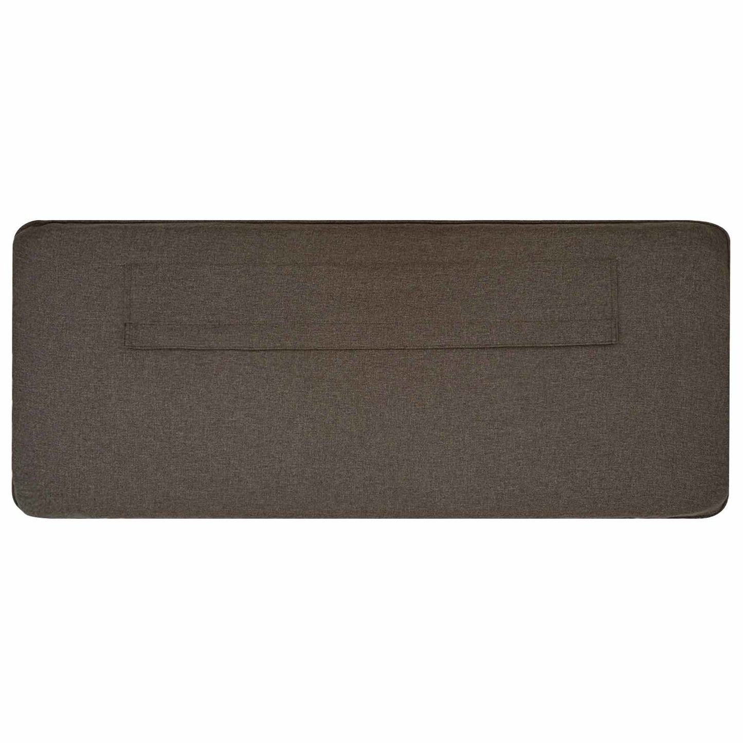 vidaXL Ταπετσαρισμένο κεφαλάρι με κεφαλάρι Καφέ και Ταπεί 200 cm