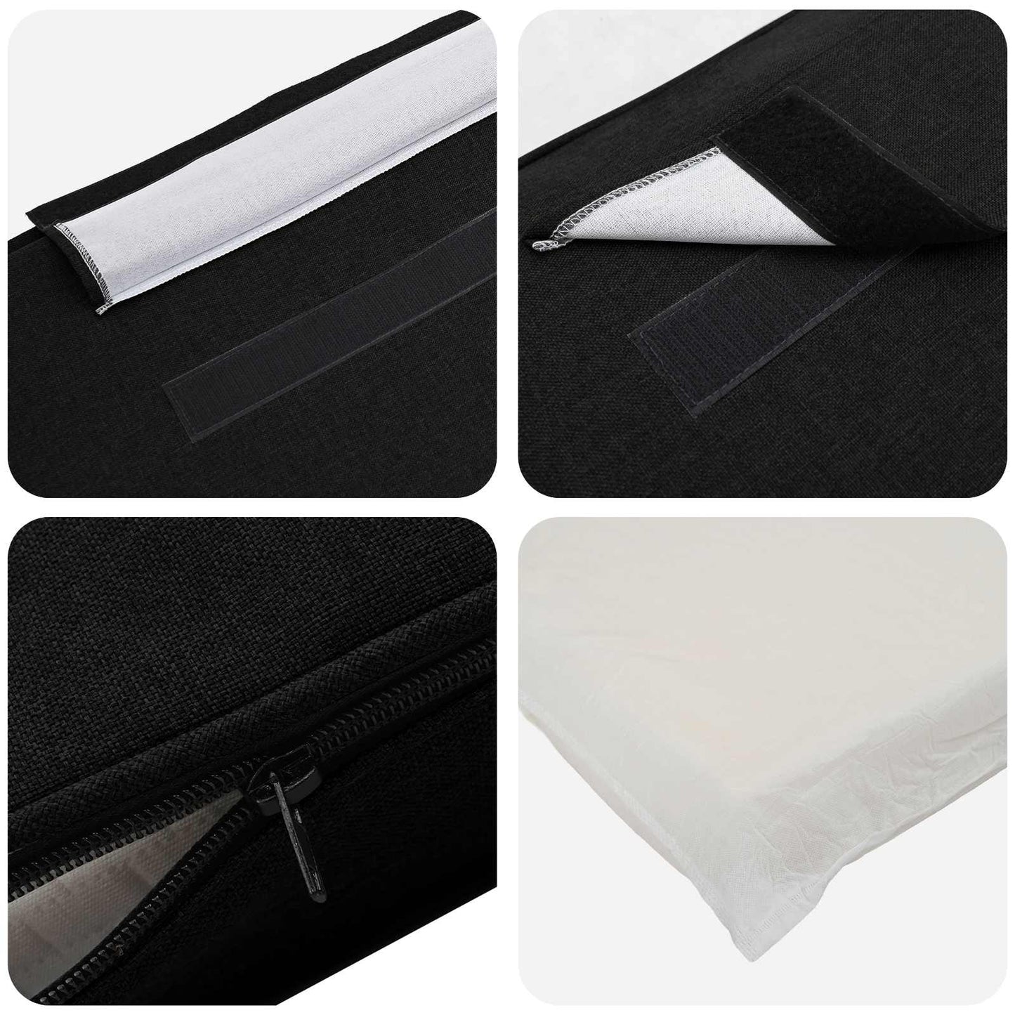 vidaXL Ταπετσαρισμένο κεφαλάρι με κεφαλάρι Καφέ και Μαύρο 160 cm