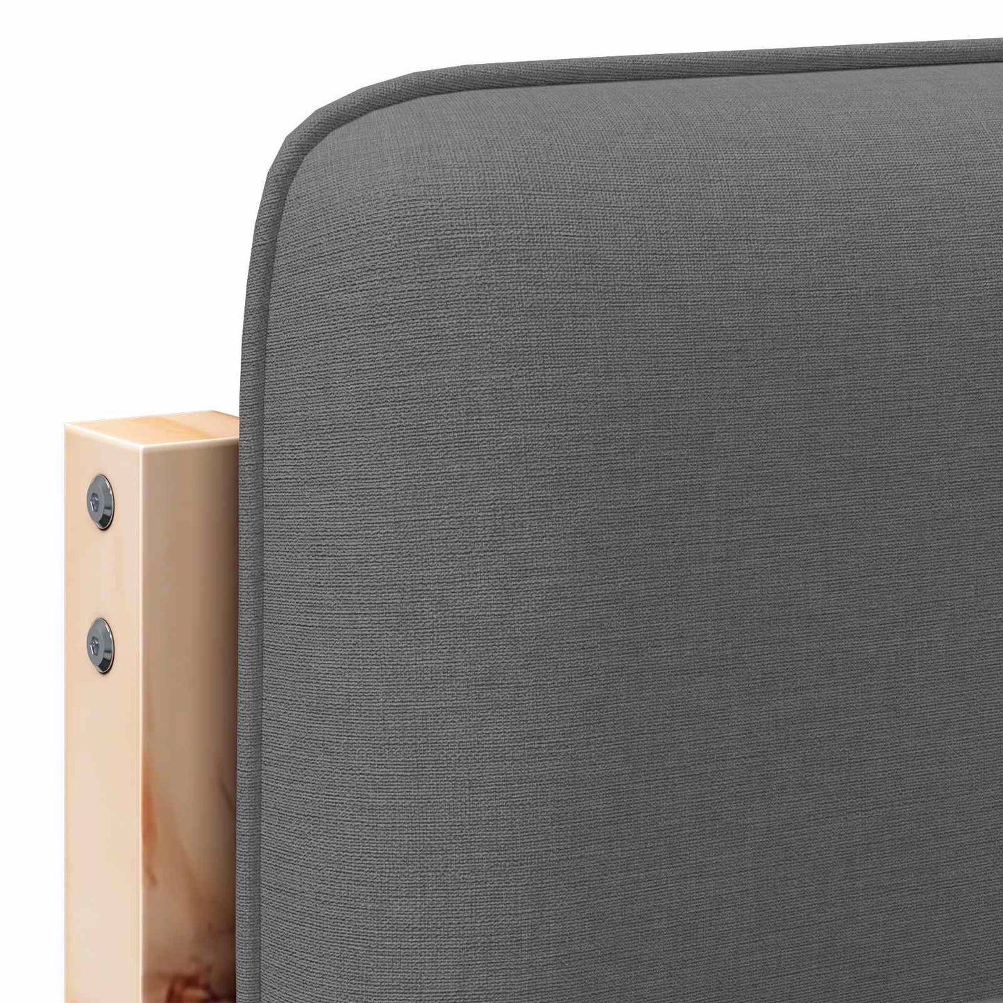 vidaXL Ταπετσαρισμένο κεφαλάρι Καφέ και Ανοιχτό Γκρι 150 cm