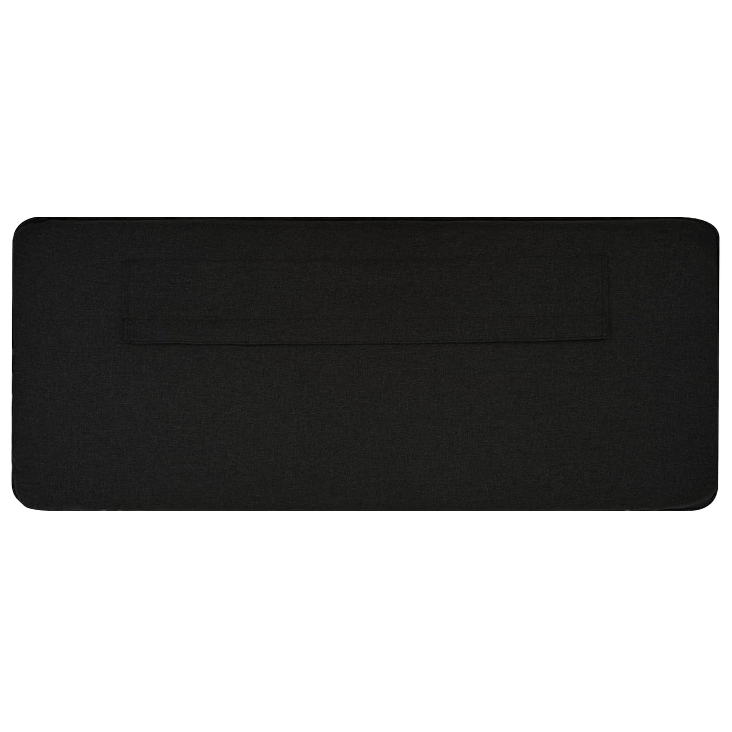 vidaXL Ταπετσαρισμένο κεφαλάρι με κεφαλάρι Καφέ και Μαύρο 135 cm