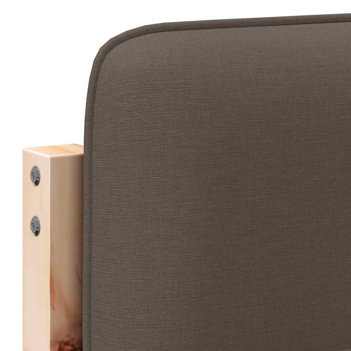 vidaXL Ταπετσαρισμένο κεφαλάρι με κεφαλάρι Καφέ και Ταπεί 120 cm