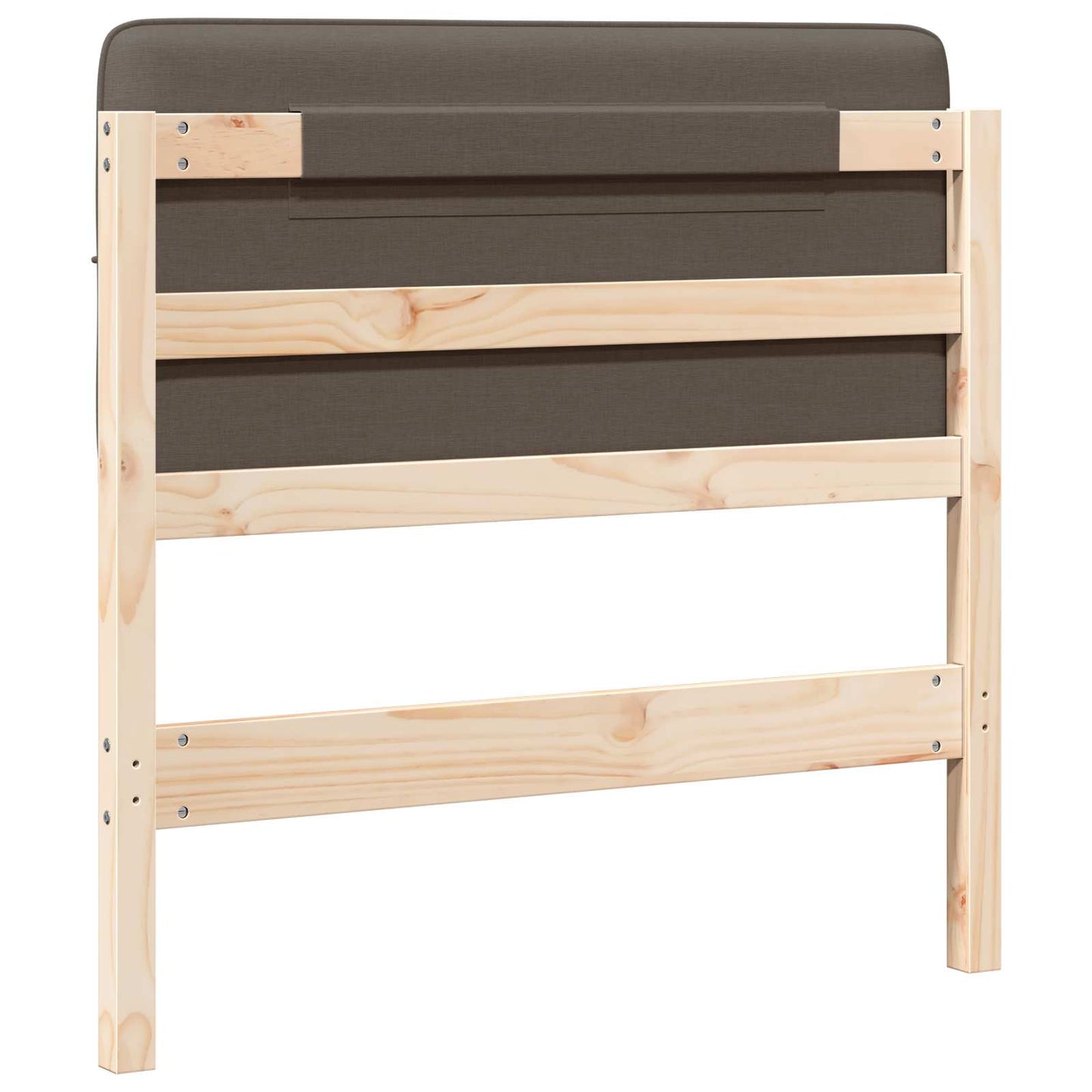 vidaXL Ταπετσαρισμένο κεφαλάρι με κεφαλάρι Καφέ και Ταπεί 75 cm