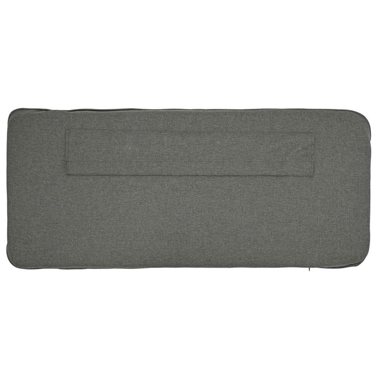 vidaXL Ταπετσαρισμένο κεφαλάρι Καφέ και Ανοιχτό Γκρι 150 cm