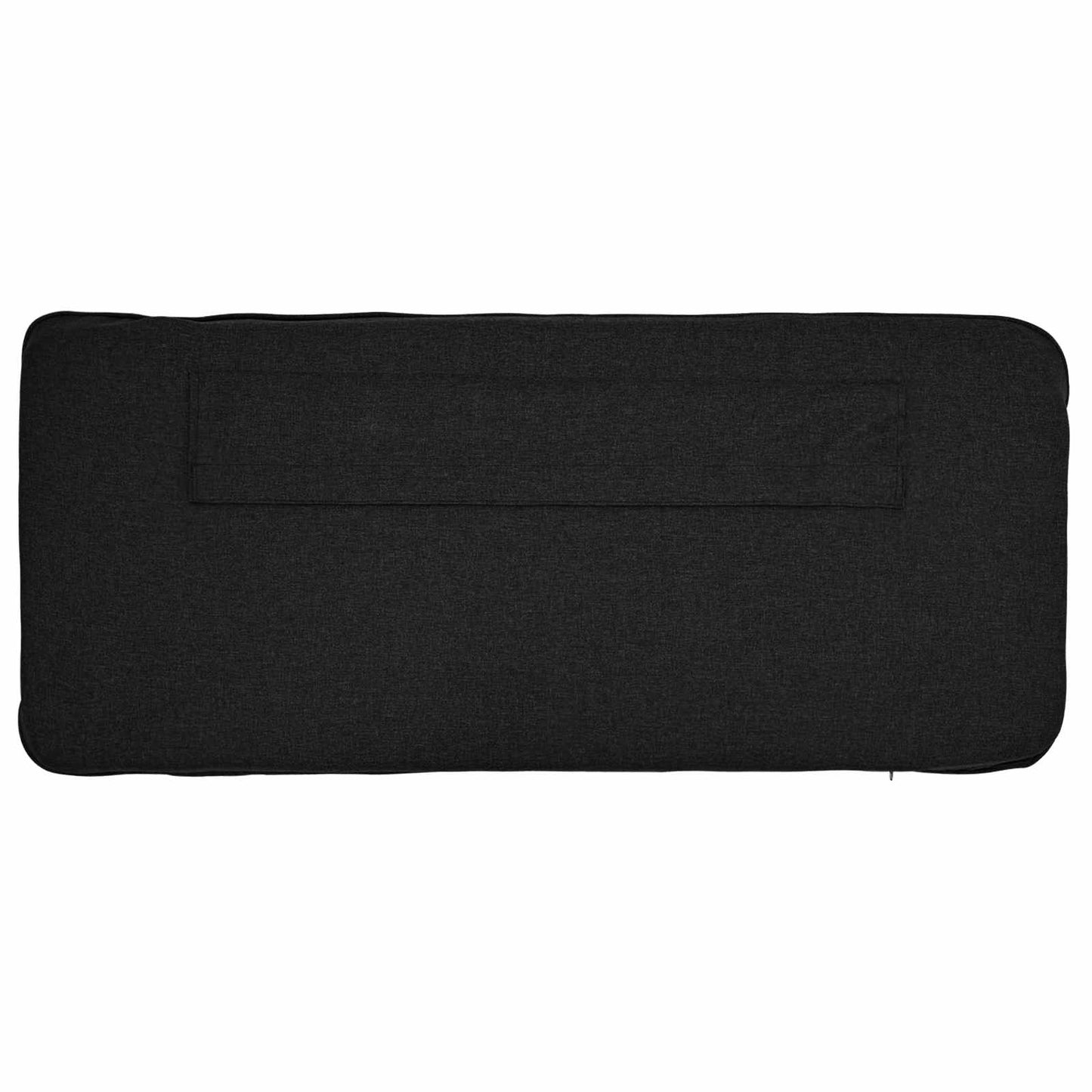 vidaXL Ταπετσαρισμένο κεφαλάρι με κεφαλάρι Καφέ και Μαύρο 150 cm