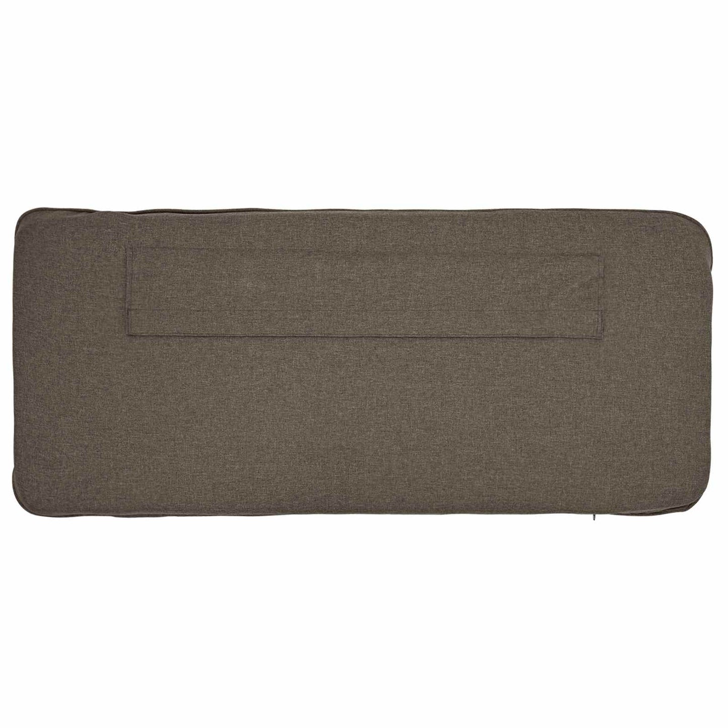 vidaXL Ταπετσαρισμένο κεφαλάρι με κεφαλάρι Καφέ και Ταπεί 120 cm