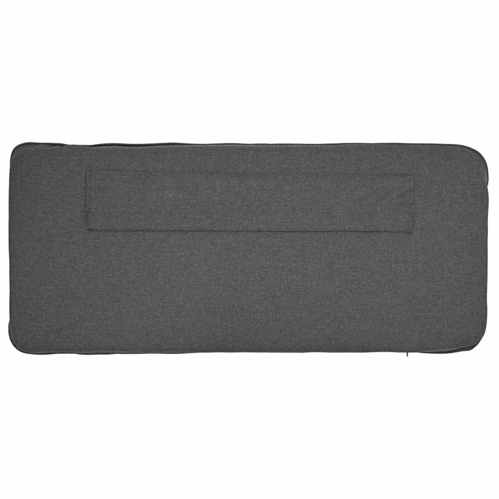 vidaXL Ταπετσαρισμένο κεφαλάρι με κεφαλάρι Καφέ και Σκούρο Γκρι 80 cm