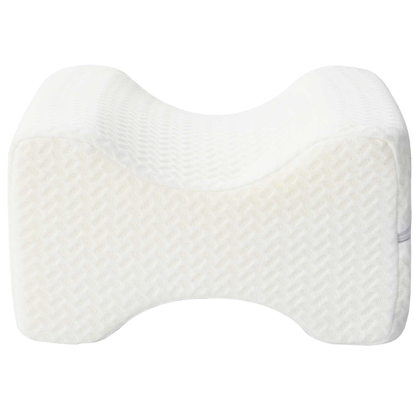 vidaXL Knee Pillow Λευκός Αφρός μνήμης και Πολυεστέρας