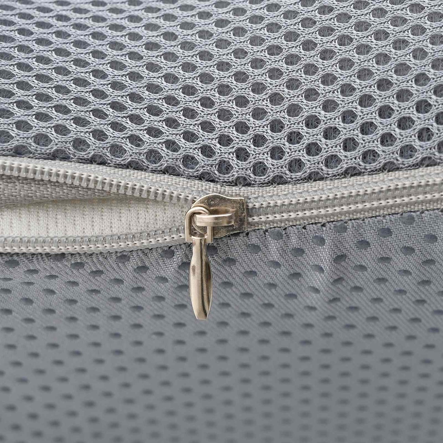 vidaXL Μαξιλάρια Καθίσματος Μονόχρωμο Γκρι 47 x 37 x 8 εκ Αφρός Μνήμης