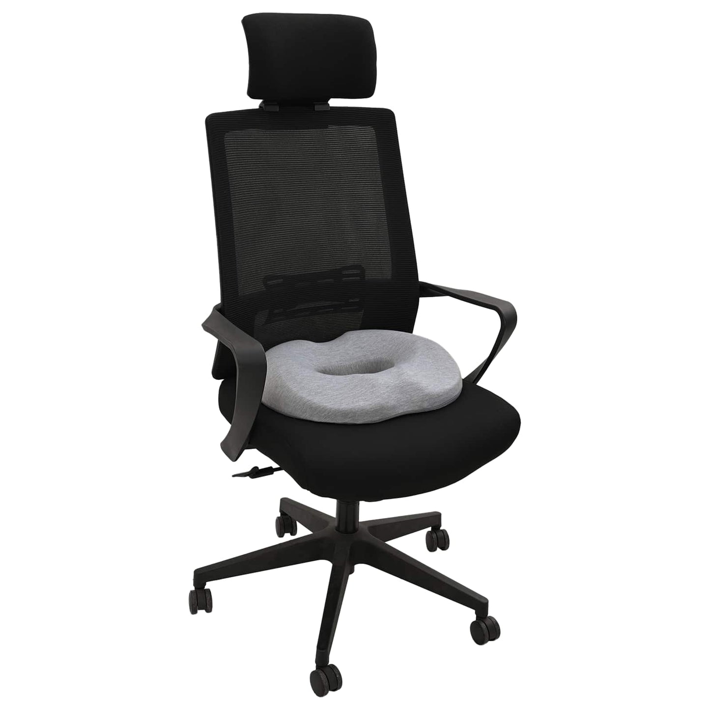 vidaXL Μαξιλάρια Καθίσματος Μονόχρωμο Ανοιχτό γκρι 42 x 36,5 x 8 εκ.