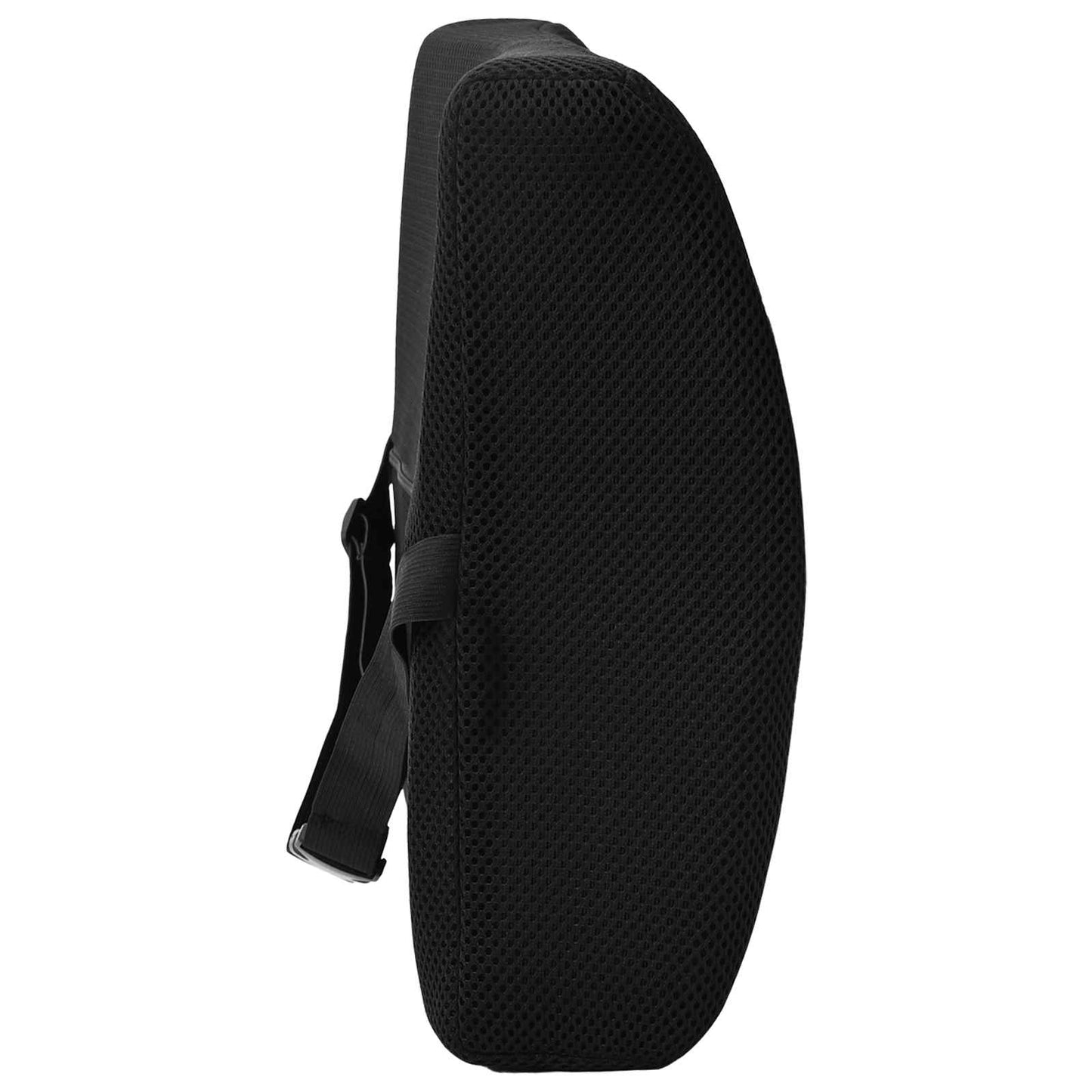 vidaXL Μαξιλάρι πλάτης Μαύρο Αφρός Μνήμης 35,5 x 30 x 12 εκ.