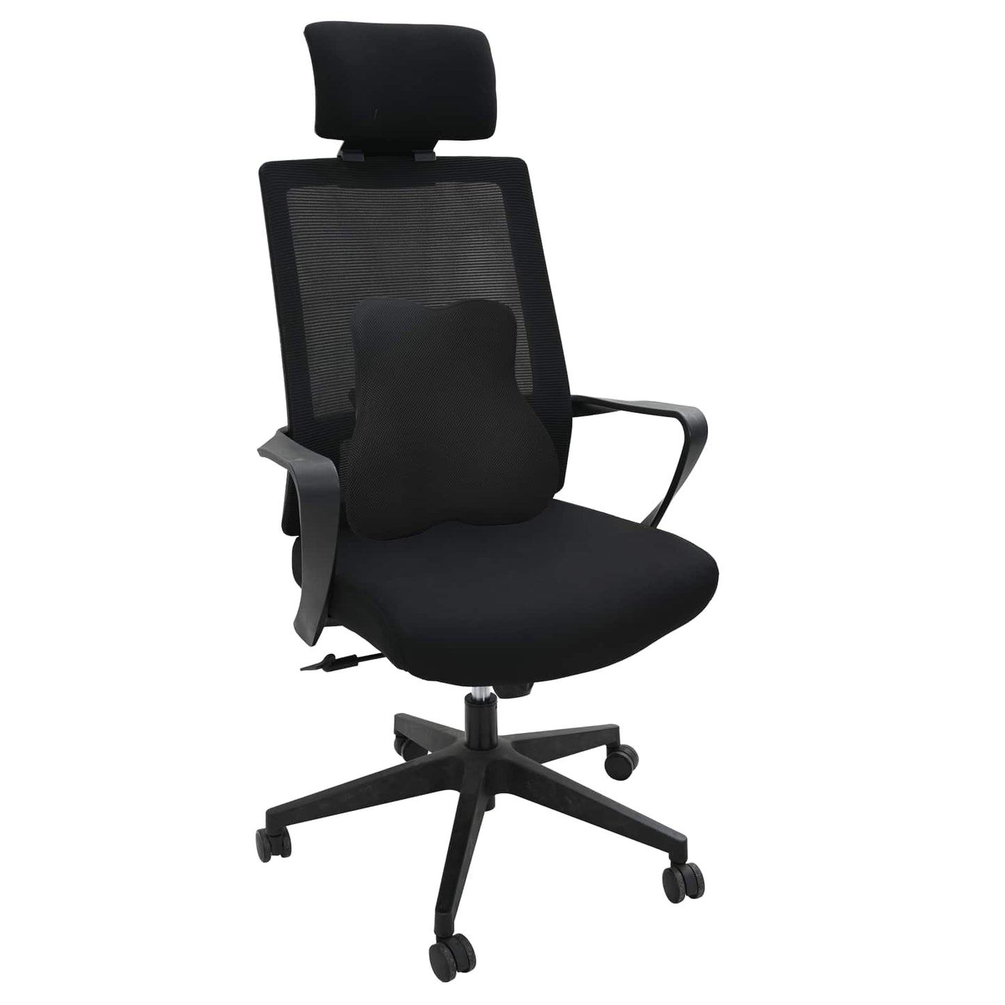 vidaXL Μαξιλάρι πλάτης Μαύρο Αφρός Μνήμης 40 x 40 x 11 εκ