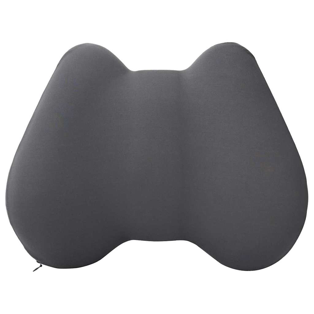 vidaXL Μαξιλάρι πλάτης Γκρι Αφρός Μνήμης 40 x 32 x 14 εκ