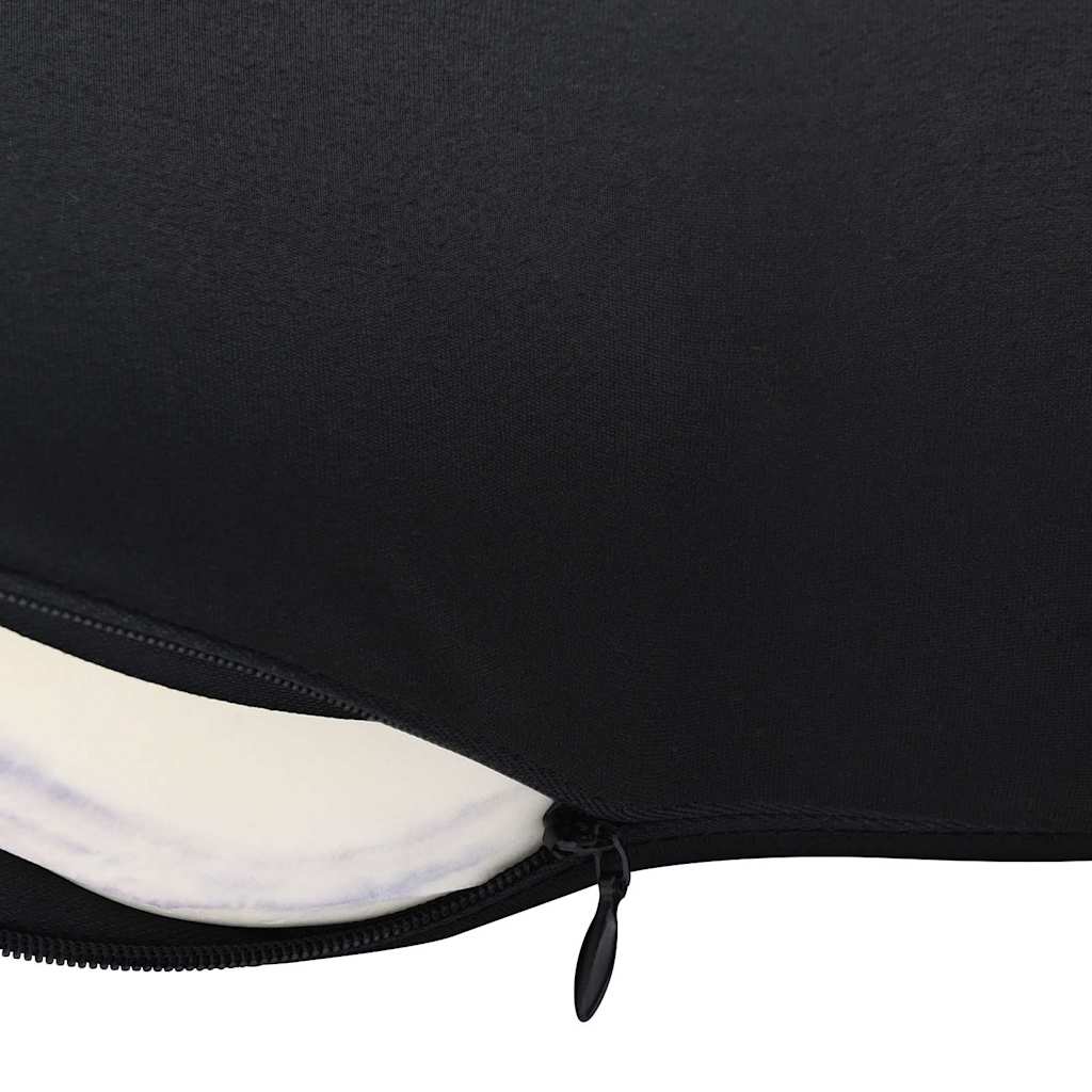 vidaXL Μαξιλάρι πλάτης Μαύρο Αφρός Μνήμης 40 x 32 x 13 εκ