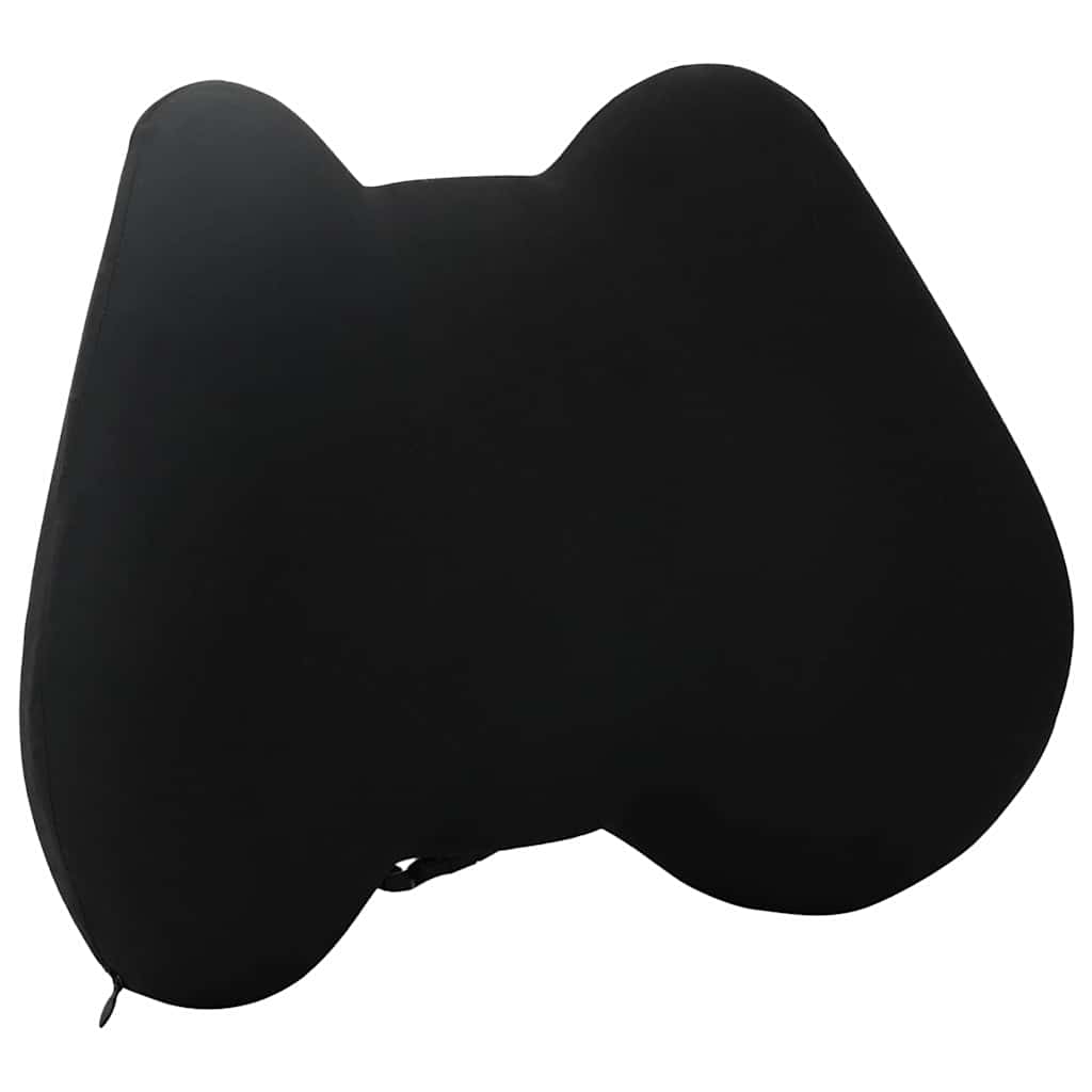 vidaXL Μαξιλάρι πλάτης Μαύρο Αφρός Μνήμης 40 x 32 x 13 εκ