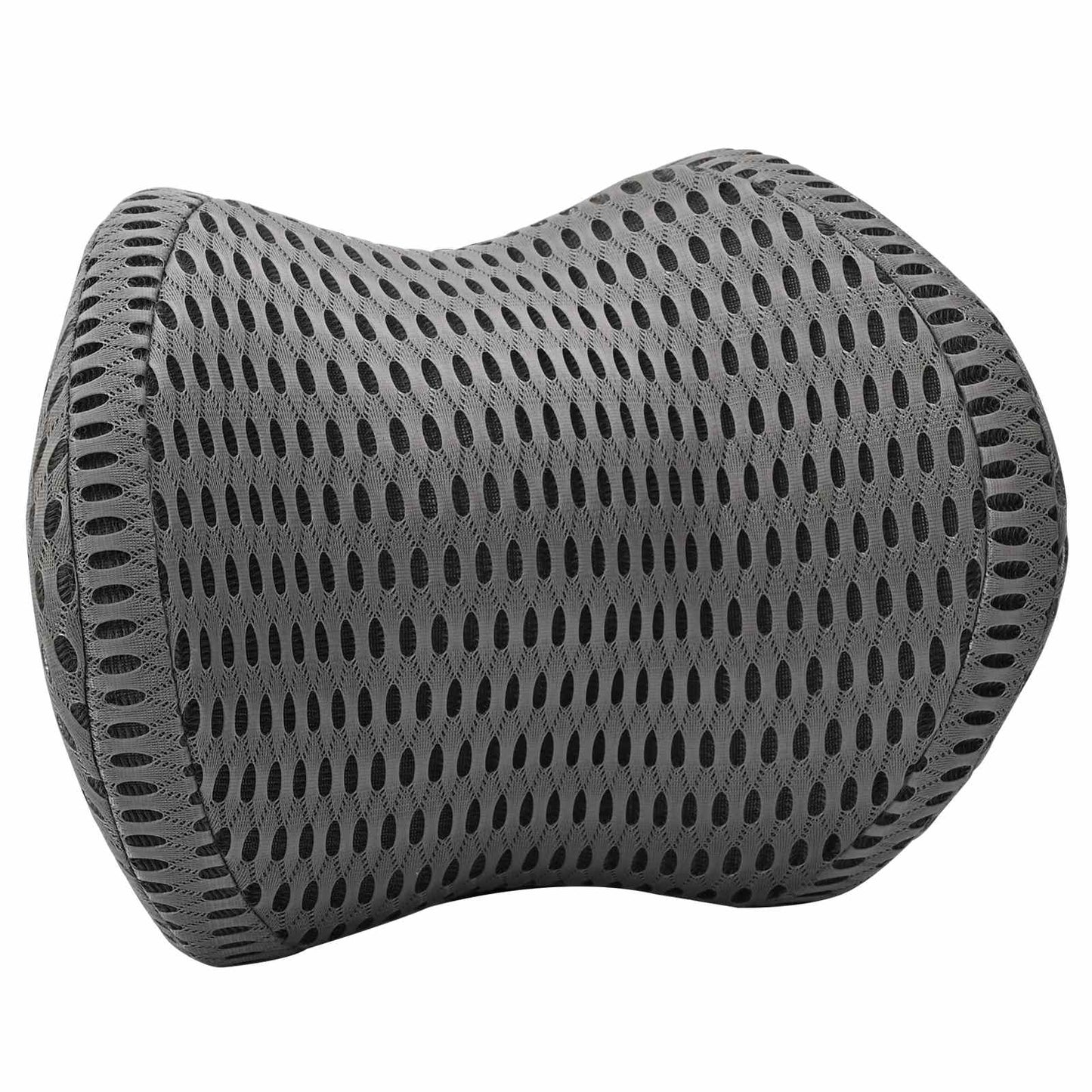 vidaXL Μαξιλάρι λαιμού Γκρι Αφρός Μνήμης 31 x 22 x 13 εκ.