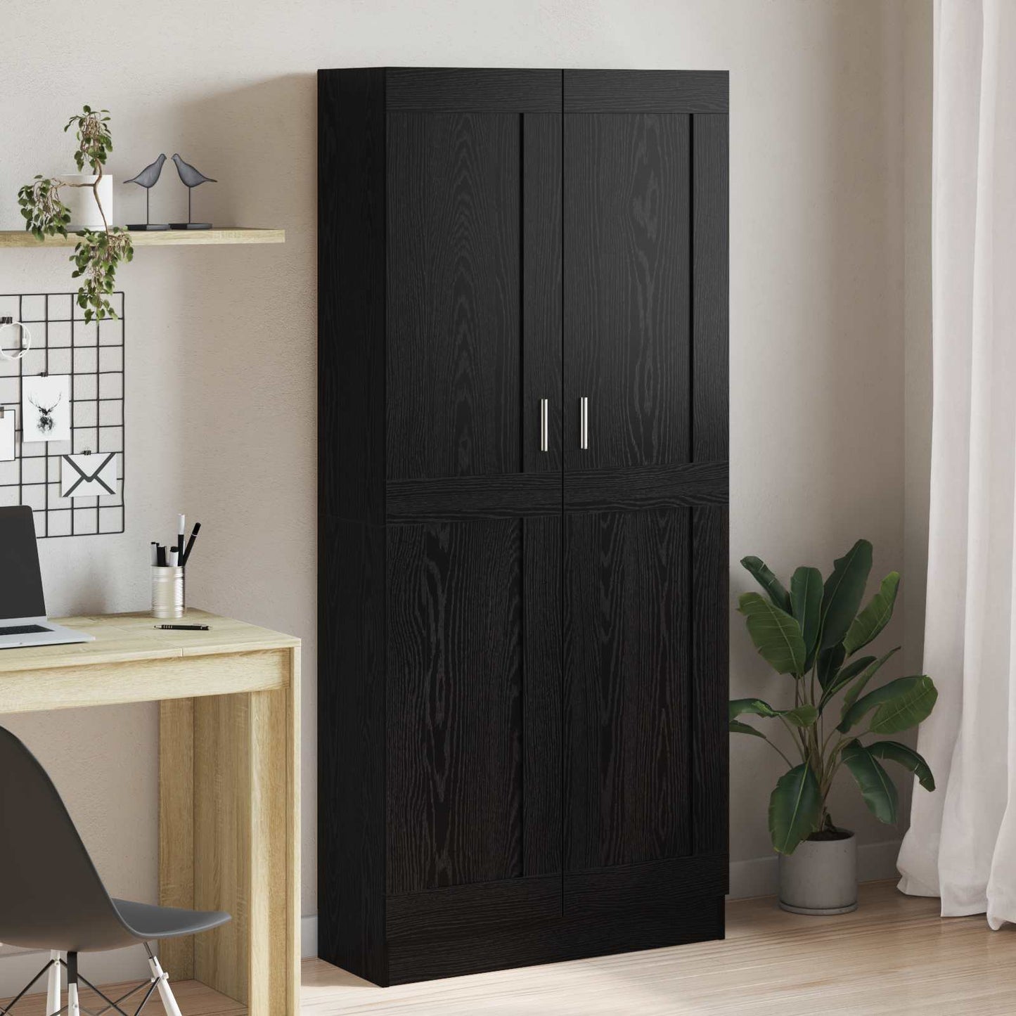 vidaXL Βιβλιοθήκη 3 επιπέδων 82,5 x 30,5 x 185 cm Επεξεργασμένο Ξύλο