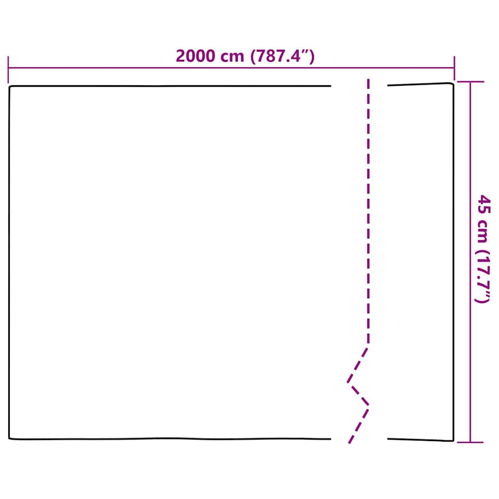 vidaXL Στατική μεμβράνη για παράθυρα 45 x 2000 cm PVC