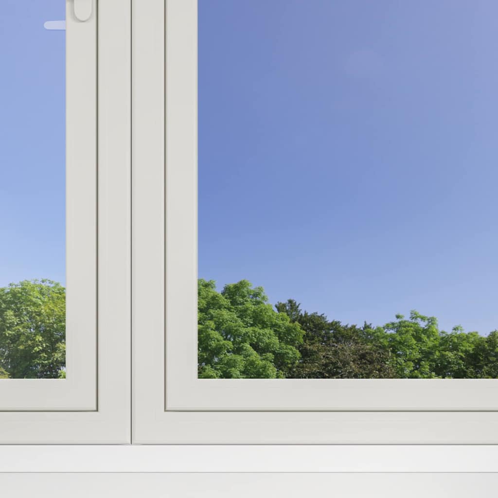 vidaXL Στατική Ανακλαστική Ταινία Παράθυρου Ασημί 45 x 2000 cm PVC