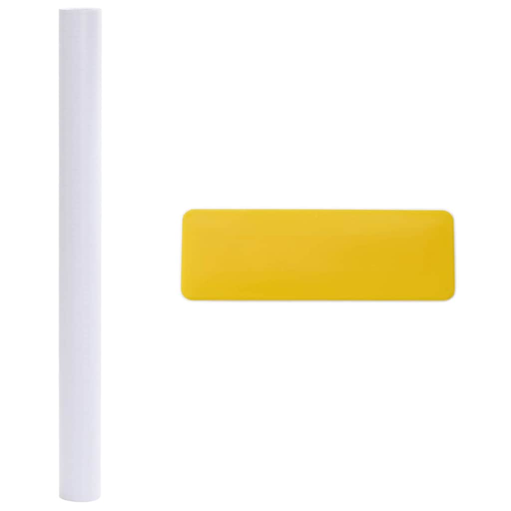 vidaXL Αυτοκόλλητη Μεμβράνη Παράθυρου Γκρι με Θολό Εφέ 90 x 2000 εκ