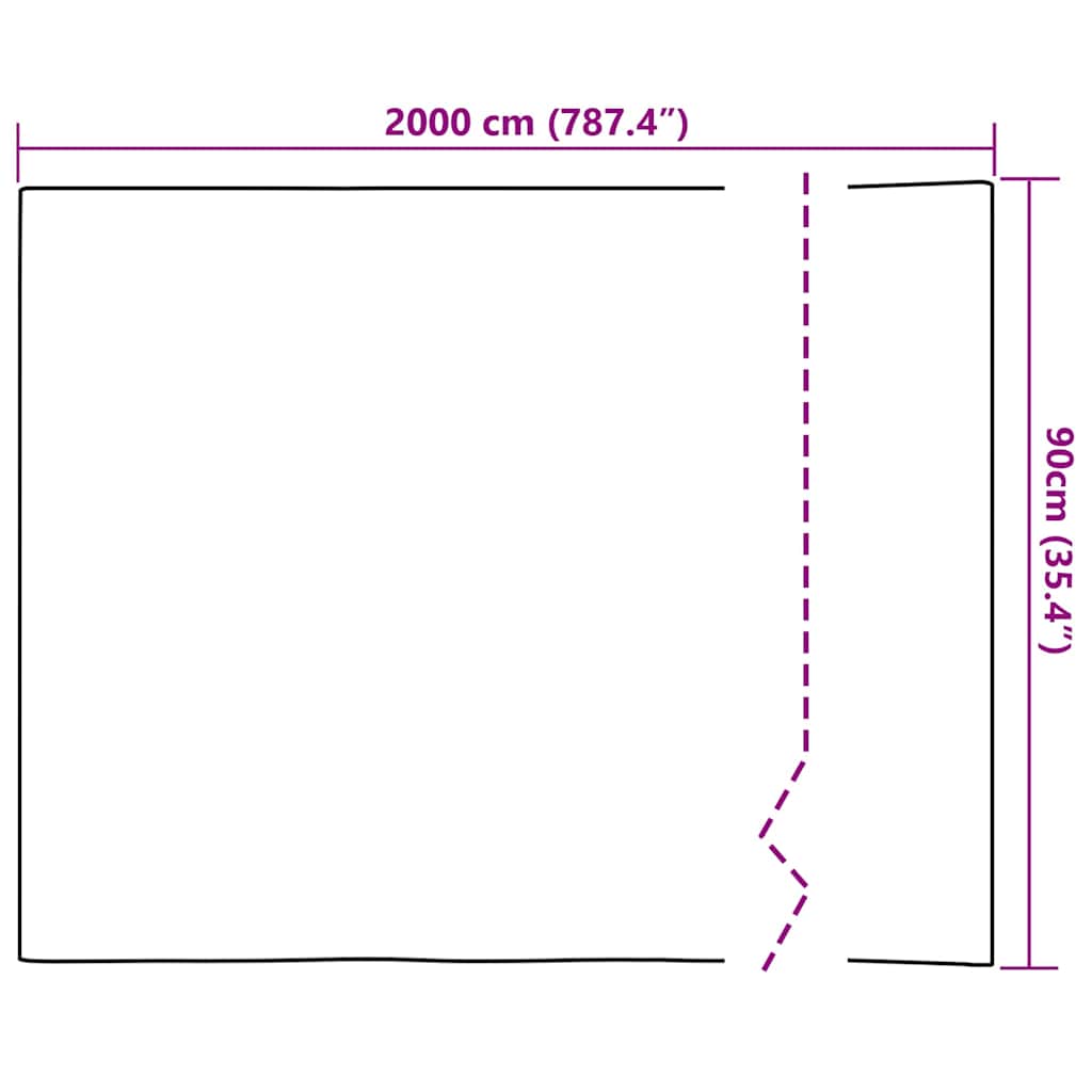 vidaXL Αυτοκόλλητη Μεμβράνη Παράθυρου Ματ ρίγες 90 x 2000 εκ PVC