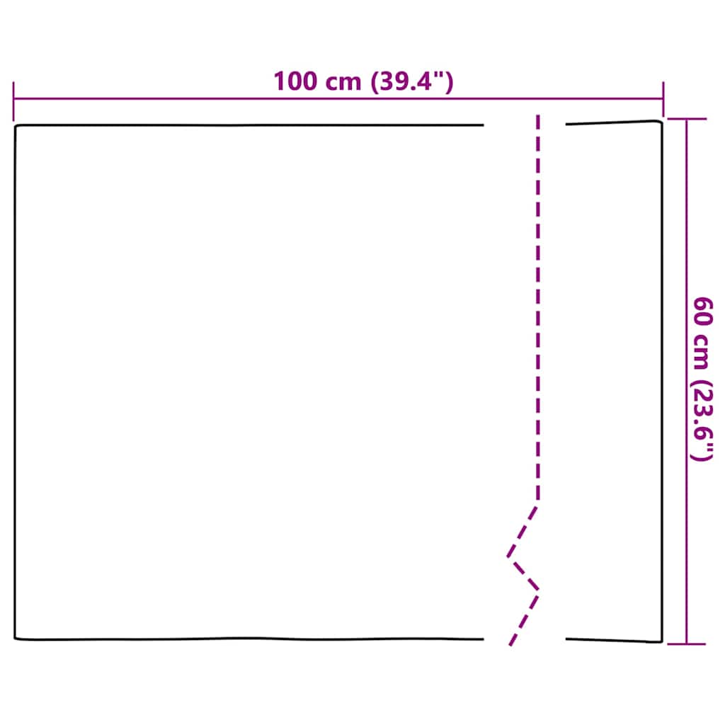 vidaXL Αυτοκόλλητη ταινία καθρέφτη 60 x 100 εκ 2 τεμ. Ασημί PET