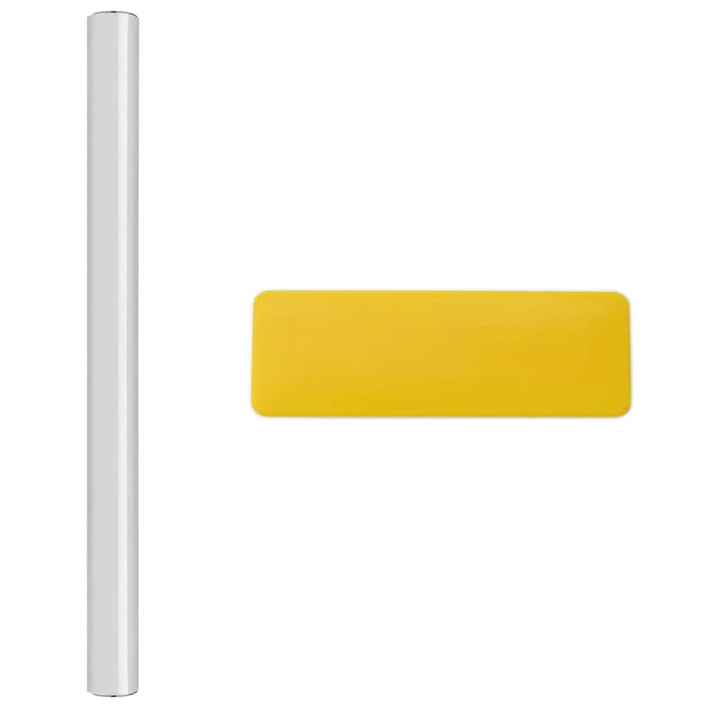 vidaXL Μεμβράνη καθρέφτη 2 pcs Ασημί PET